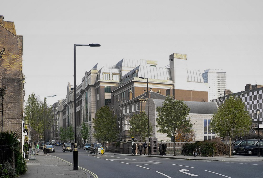 NEW LOOKING EAST DOWN HORSEFERRY ROAD FROM NORTH WEST SUMMER TREES copy.jpg